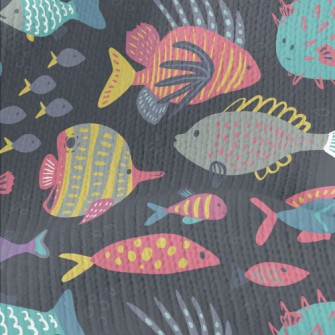 Pale Colored Fish Stretch Jersey