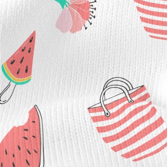 Red Flower Umbrella Bag Popsic Stretch Jersey