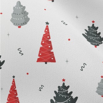 Various Simple Christmas Trees Chiffon
