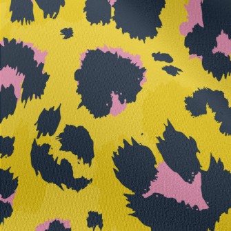 Fine Texture Leopard Print Chiffon