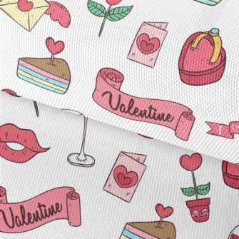 Pink Valentine's Day Items Waterproof Oxford