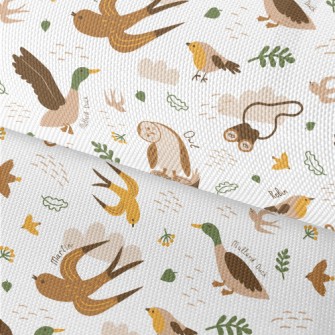 Various Cute Birds Waterproof Oxford