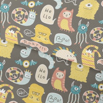 Colorful Funny Alien Waterproof Oxford