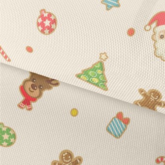 Cute Christmas Shaped Cookies Waterproof Oxford