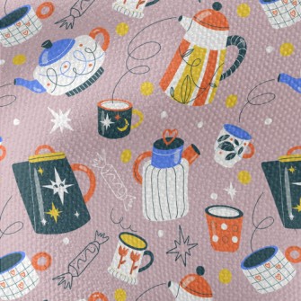 Teapots Of Various Shapes Waterproof Canvas