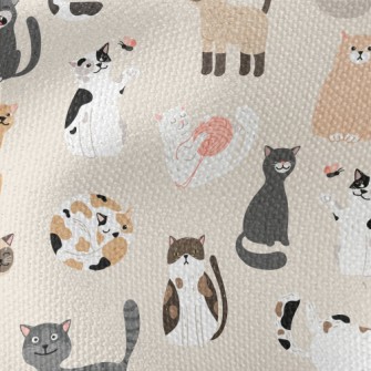 Various Cute Cats Waterproof Canvas
