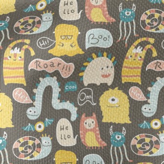 Colorful Funny Alien Waterproof Canvas