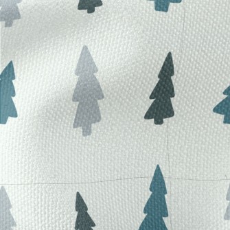 Simple Color Block Trees Waterproof Canvas