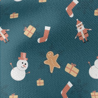 Cute Christmas Items Waterproof Canvas