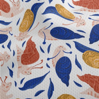 Snail Cat Walking Leisurely Athletic Mesh Flat Back