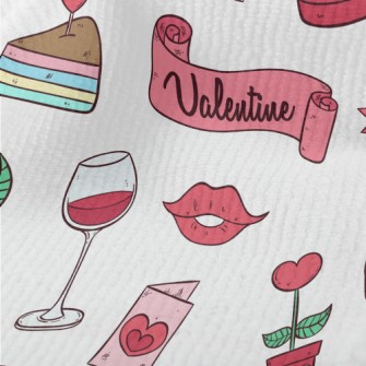 Pink Valentine's Day Items Terry