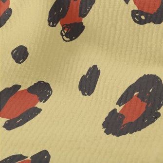 Hand-painted Leopard Print Terry