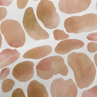 Watercolor Style Giraffe Patte Performance Linen