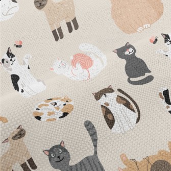 Various Cute Cats Performance Linen