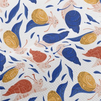 Snail Cat Walking Leisurely Performance Linen