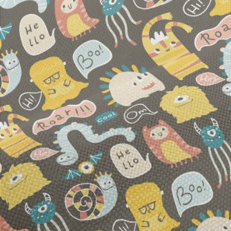 Colorful Funny Alien Performance Linen