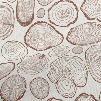 Wood Texture In Print Style Performance Linen