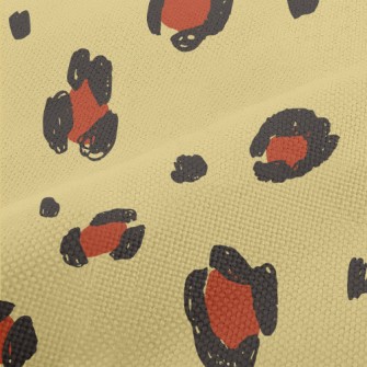 Hand-painted Leopard Print Performance Linen