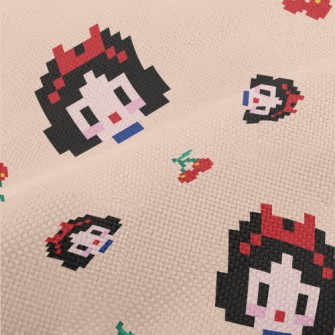 Pixel Style Snow White Performance Linen
