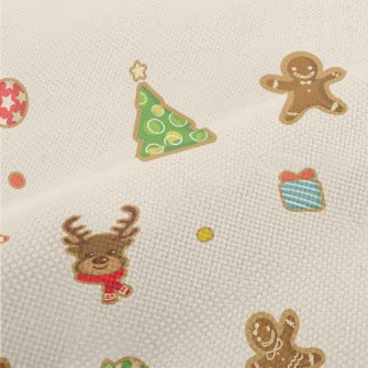 Cute Christmas Shaped Cookies Performance Linen