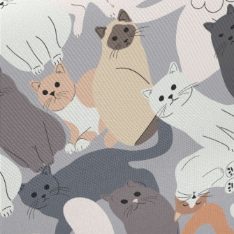 Hand Drawn Various Types Of Ca Twill