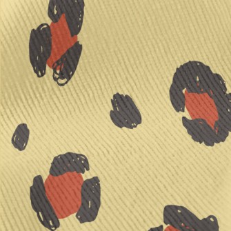 Hand-painted Leopard Print Standard Corduroy
