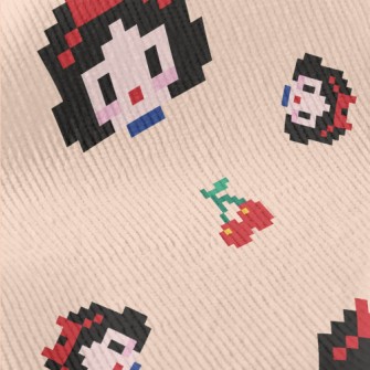 Pixel Style Snow White Standard Corduroy