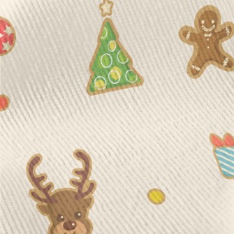 Cute Christmas Shaped Cookies Standard Corduroy