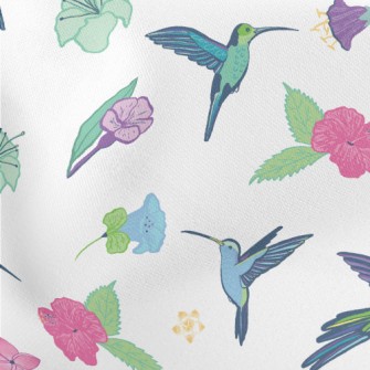 Colorful Hummingbirds And Flow Stretch Ponte