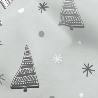 Three-dimensional Dark Christm Micro Fleece