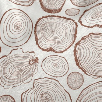 Wood Texture In Print Style Minky