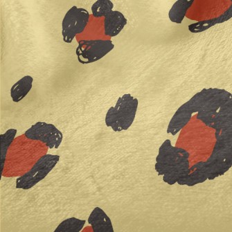 Hand-painted Leopard Print Minky