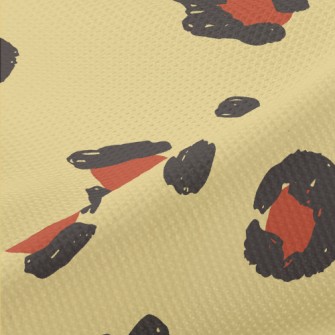 Hand-painted Leopard Print Piqué