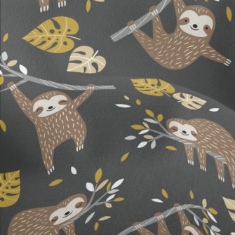 Happy Tree Sloth Lightweight Performance Linen