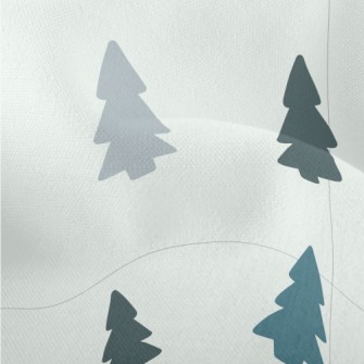 Simple Color Block Trees Lightweight Performance Linen