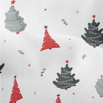 Various Simple Christmas Trees Lightweight Performance Linen