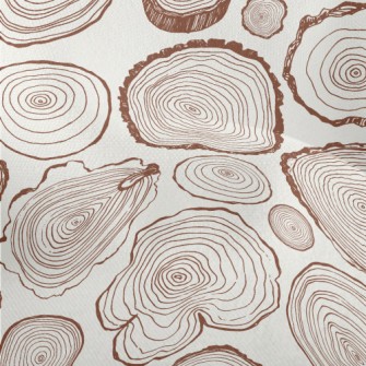 Wood Texture In Print Style Lightweight Performance Linen