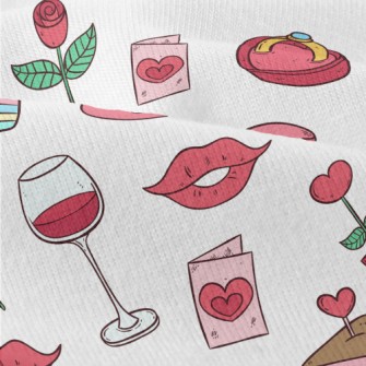 Pink Valentine's Day Items Modern Jersey