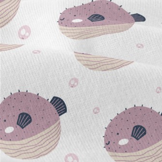 Purple Round Pufferfish Modern Jersey