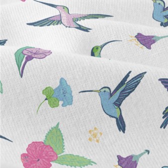 Colorful Hummingbirds And Flow Modern Jersey