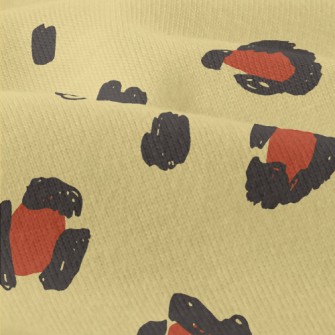 Hand-painted Leopard Print Modern Jersey