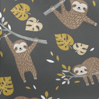 Happy Tree Sloth Pongee