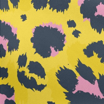 Fine Texture Leopard Print Pongee