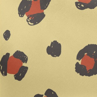 Hand-painted Leopard Print Pongee