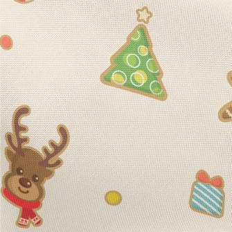 Cute Christmas Shaped Cookies Pongee