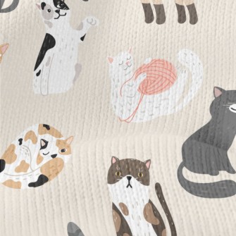 Various Cute Cats Stretch Jersey