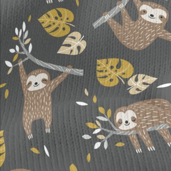 Happy Tree Sloth Stretch Jersey