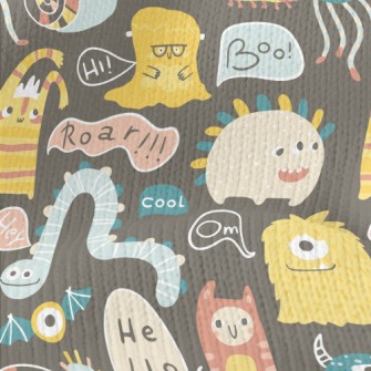Colorful Funny Alien Stretch Jersey