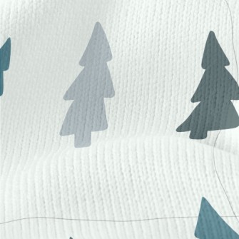 Simple Color Block Trees Stretch Jersey