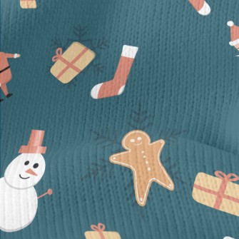 Cute Christmas Items Stretch Jersey